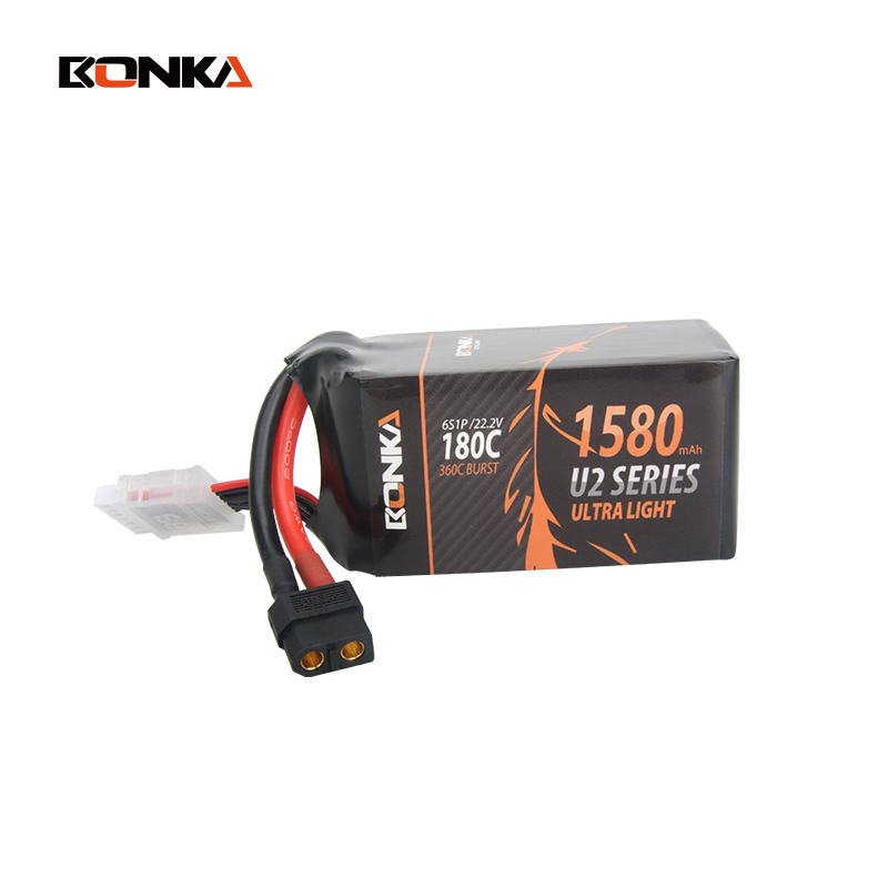 BONKA FPV 1580mAh 180C 6S Ultra Series Racing LiPo